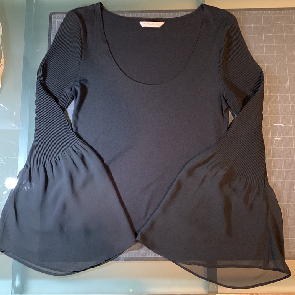 EUC: Lob Collection Long sleeve black blouse